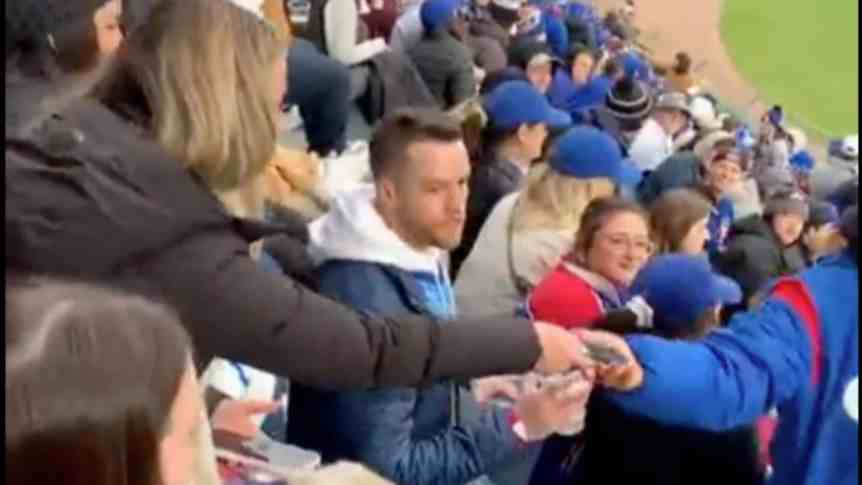 Chicago Cubs Fan Wrigley Field Girls Number