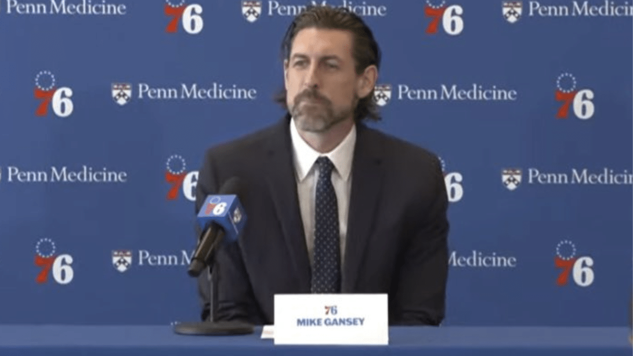 Mike Gansey, new Sixers president of basketball operations